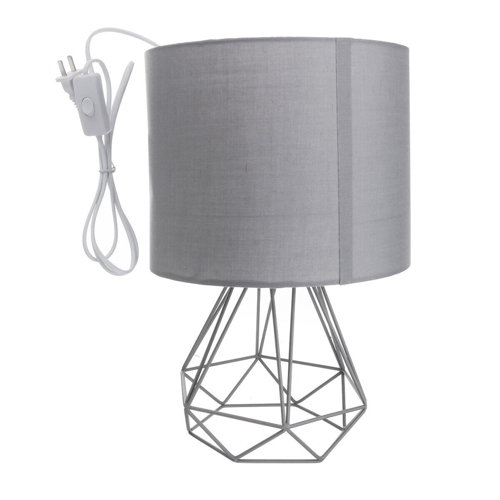 (Type A) Hollowed Out Modern Living-room Bedroom Bedside Table Lamp Desk Lamp With Shade