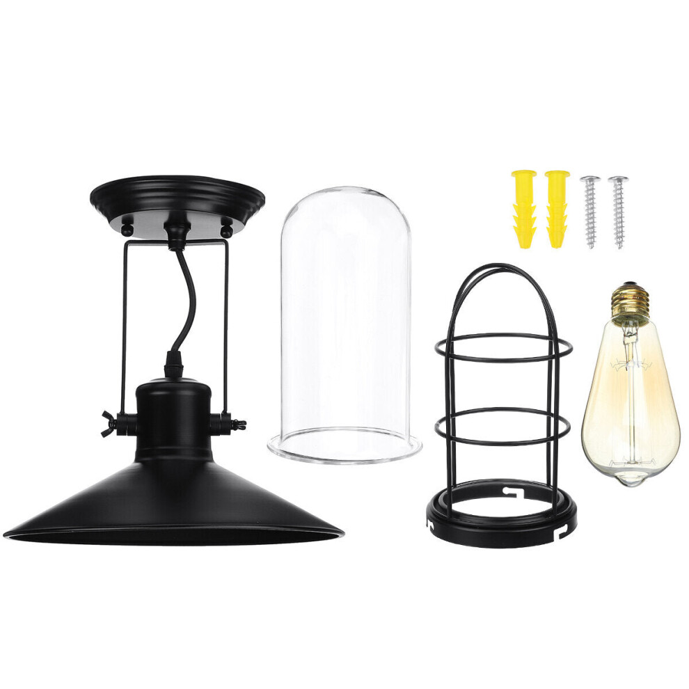 (Black) 110-240V Wall Lights Industrial Sconce Lamps 240 Adjustable Angle Vintage Art Decoration