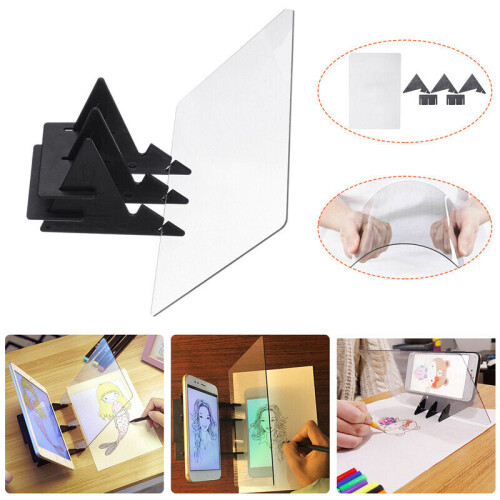 Drawing Painting Sketch Optical Mirror Reflection Projection Tracing Plate Board 2