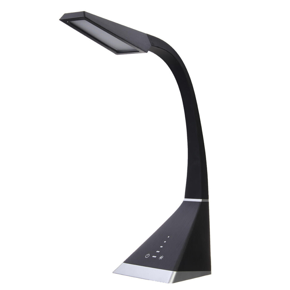 (UK Plug) 8W 36LED 3 Color Modes Goose Neck Dimmed Desk Lamp for working or Study