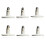 Diameter125MM White Infrared Ceramic Emitter Heat Light Lamp Bulb For Reptile Pets Brooder AC110V 1