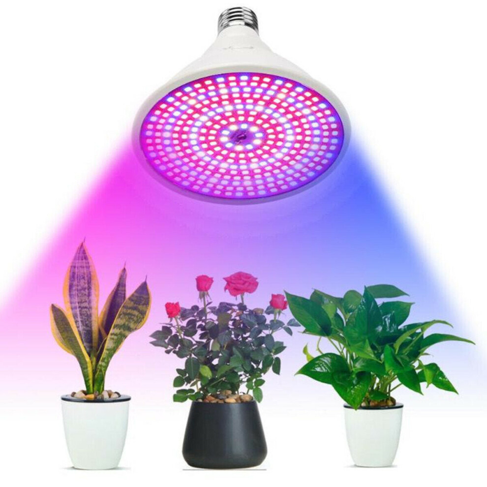 E27 290LED Plant Grow Light Full Spectrum Glowth Lamp Set for Flower Seeds Indoor Greenhouse AC85-265V