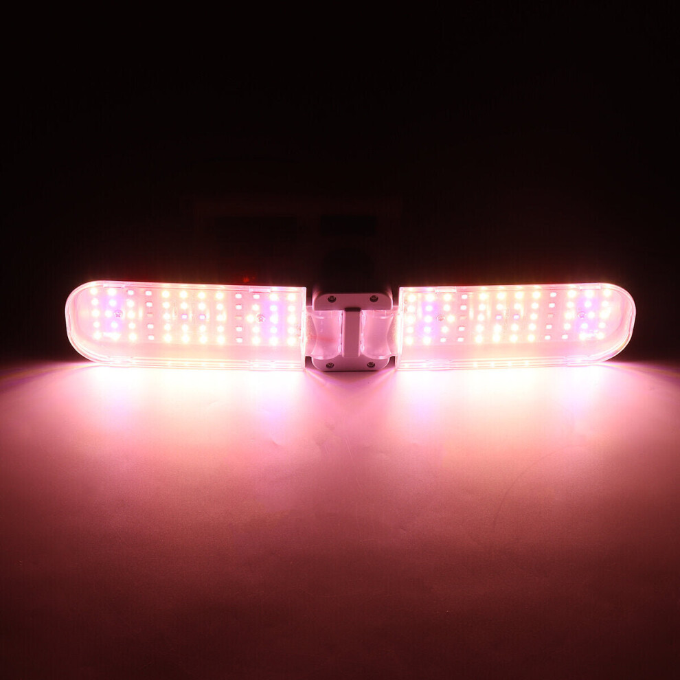 (120LED) E27 2/3/4 Blades Full Spectrum LED Grow Light Bulb Folding Hydroponic Indoor Plants Growing Lamp 85-265V