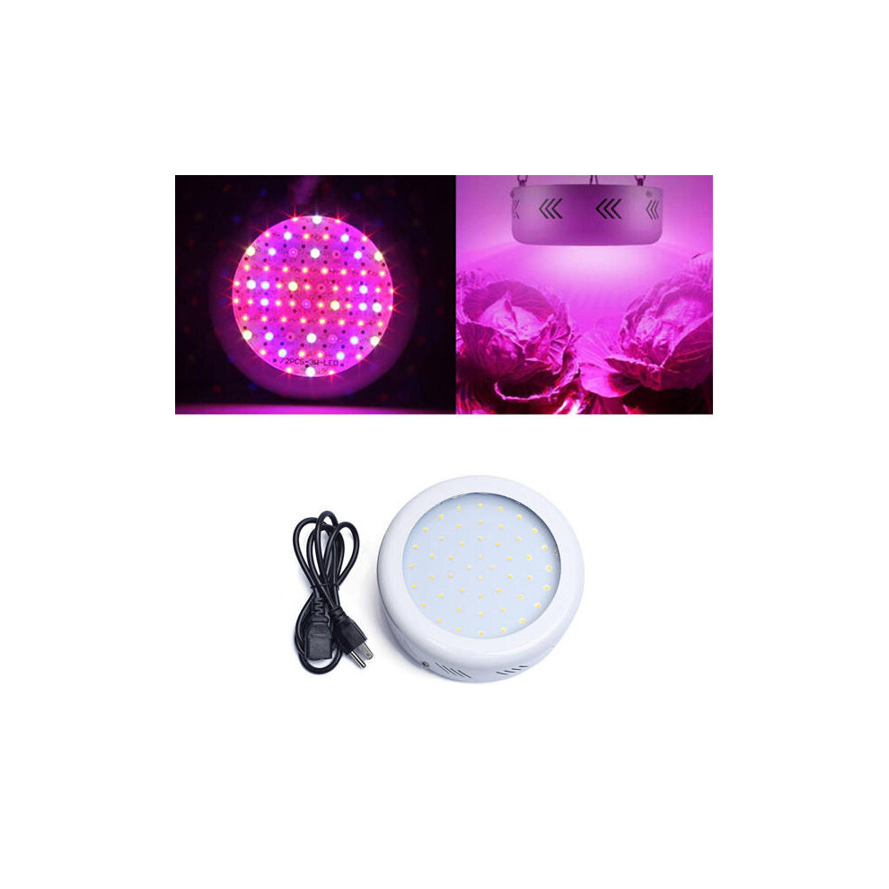 (EU Plug) 40W Full Spectrum UFO 50 LED Plant Light Indoor Hydroponics Grow Lamp for Vegetable Flower AC85-265V