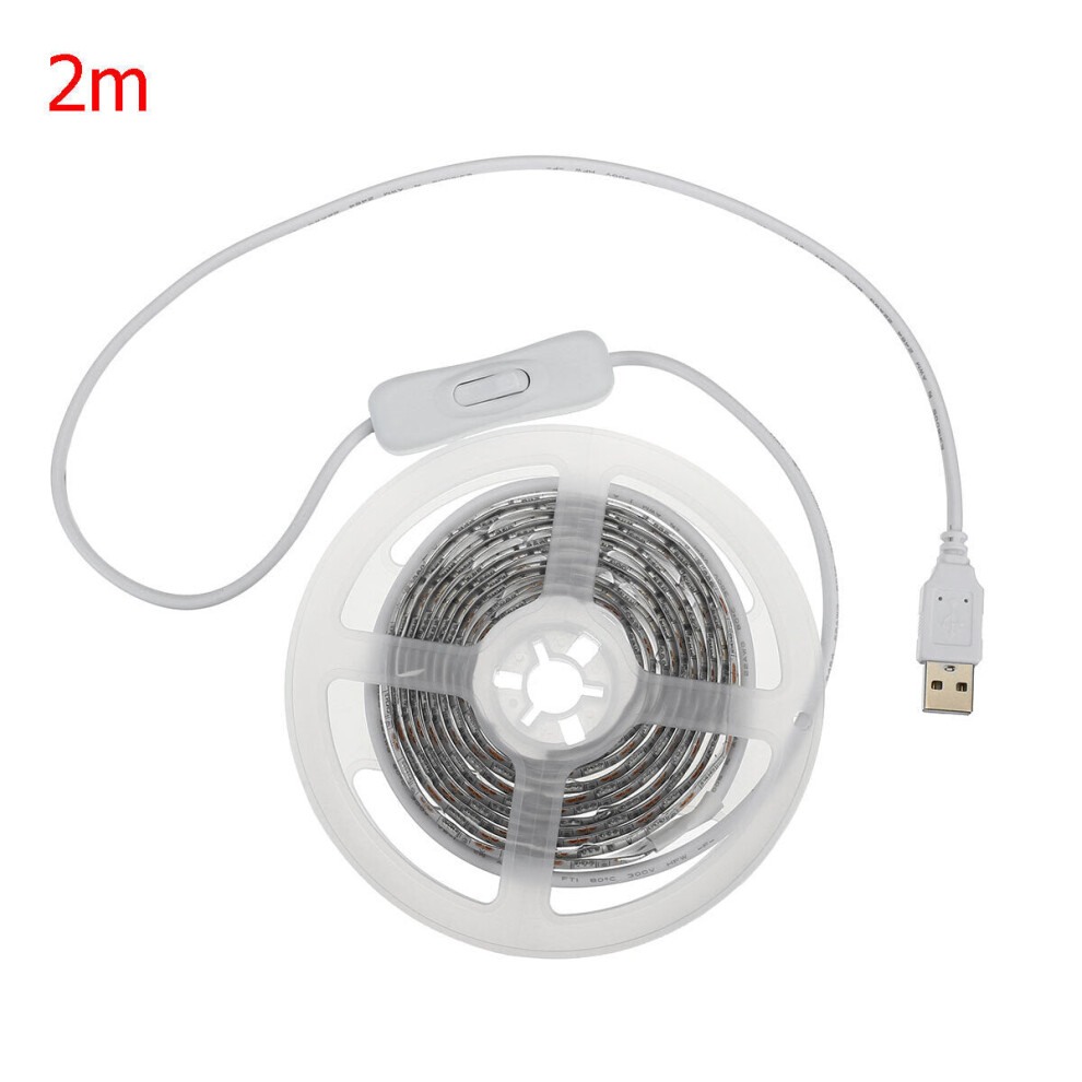 (2M) 5V Plant Grow 5050 LED Light Strip Garden Hydroponics Flowers Growing Full Spectrum