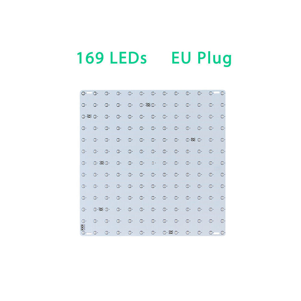 (169LED EU Plug) 169/81 LED Plant Grow Light Full Spectrum Indoor Veg Flower Hydroponic Lamp 85-265V