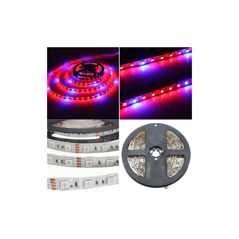 (2M) 1M 2M 3M 4M 5M 3:1 5050 SMD LED Non-waterproof Hydroponic Plant Grow Strip Light DC12V