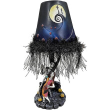 Nightmare Before Christmas Table Lamp, Light Up Led Moonlight Table With Figure Tassel Resin Handmade Model Toy Desktop Decoration