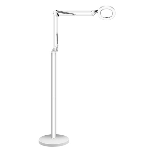 (EU Plug) LED Lamp Magnifying Glass Cold Dimmable Floor Light Adjustable Height For Makeup Salon 1