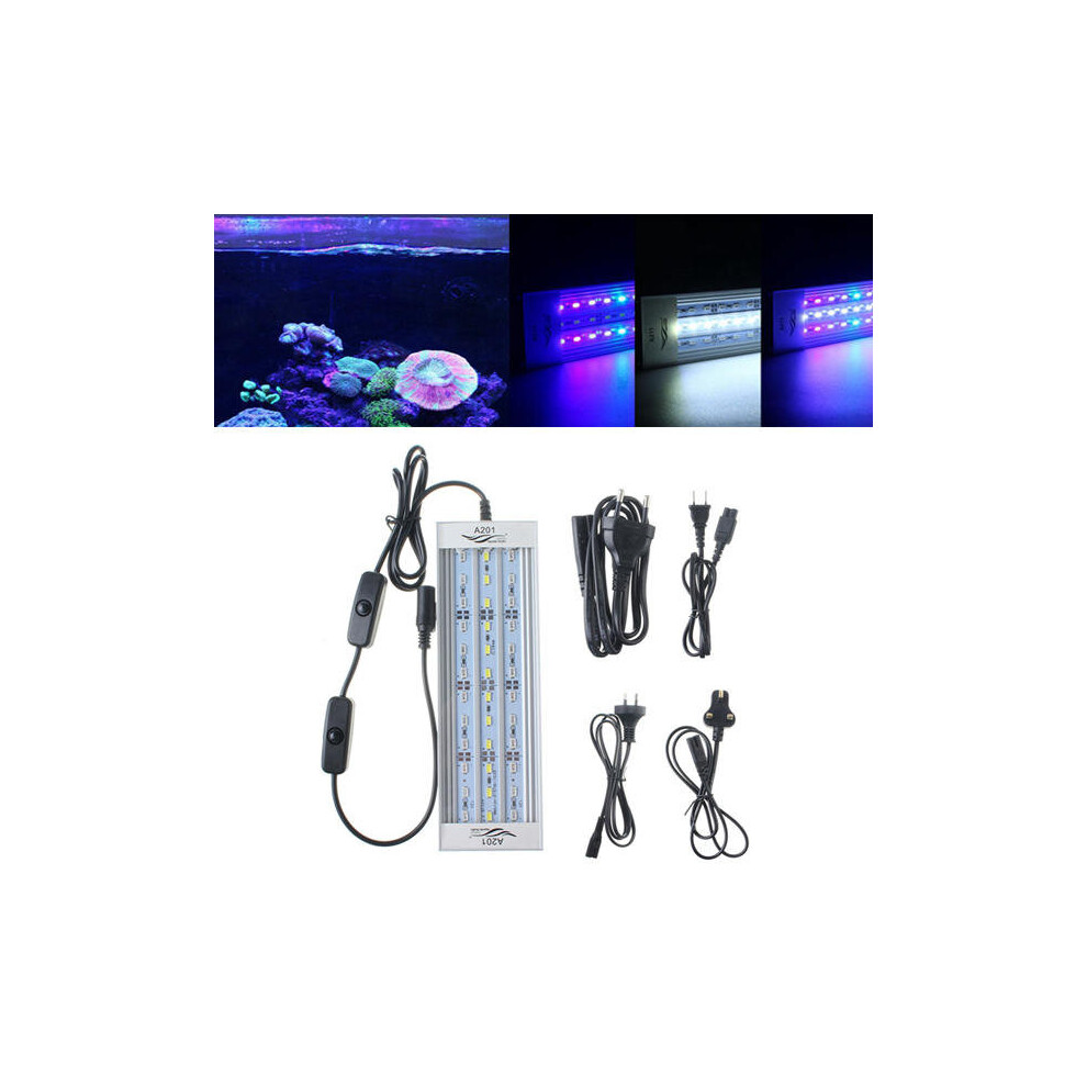 (AU Plug) 12W 20CM 5730 36SMD 1400LM LED Coral SPS LPS Aquarium Sea Reef Fish Tank Light Lamp