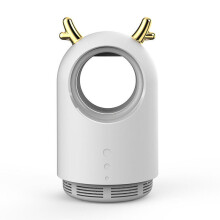 (White) USB Electric Mosquito Killer Trap Lamp LED Insect Repellent Light Bug Zapper for Home Camping