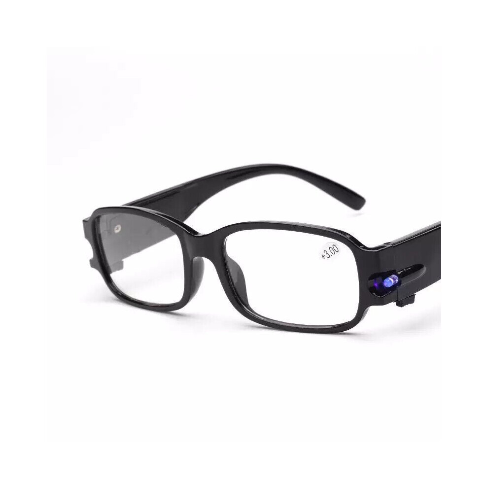 Greenzech Light (350Â°) Multi Strength Reading Glasses Led Man Woman Unisex Eyeglasses Spectacle Diopter Magnifier Up Night Presbyopic Glasses