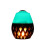 (EU Plug) Colorful LED Torch Flame Flicker Night Light Humidifier Aroma Oil Diffuser Air Purifier 1