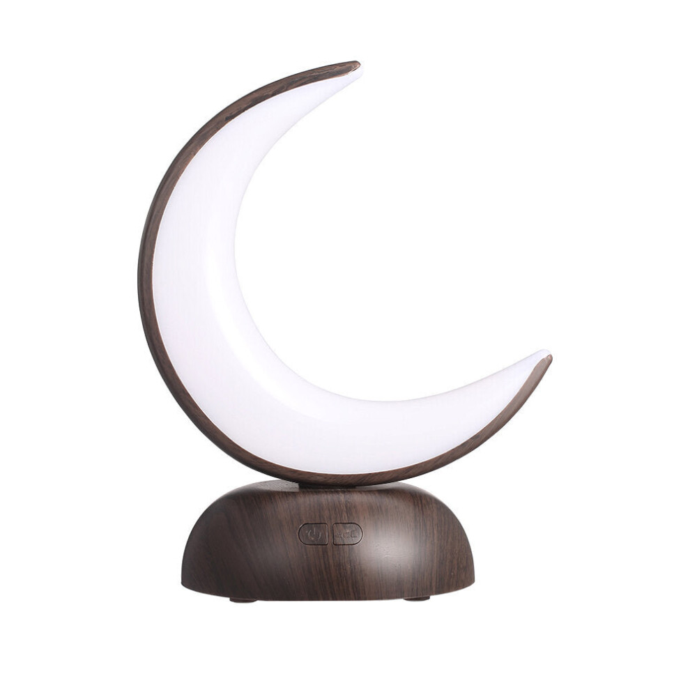 (Brown) Moon Fragrance Night Light Dimmable Bedside Nursing Light Sleeping Lamp Home Aromatherapy Atmosphere Decoration