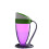 (Black) Portable USB Mini Moonlight Cup Humidifier Air Light Face Diffuser Fresher Mist Maker 10