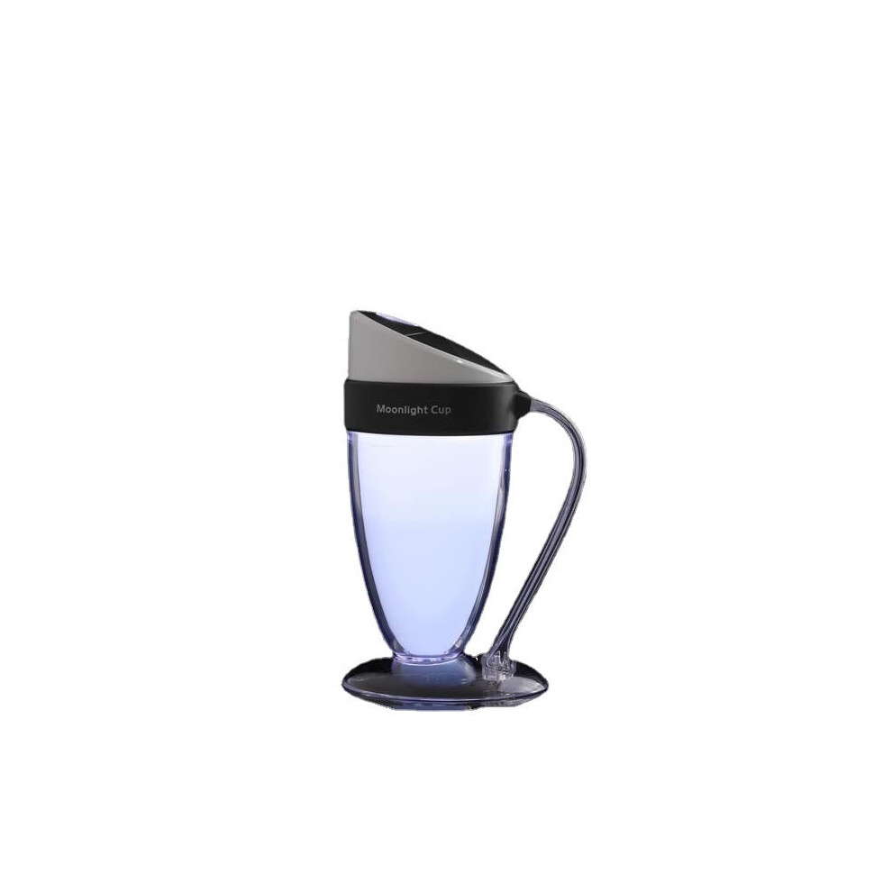 (Black) Portable USB Mini Moonlight Cup Humidifier Air Light Face Diffuser Fresher Mist Maker