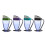 (Black) Portable USB Mini Moonlight Cup Humidifier Air Light Face Diffuser Fresher Mist Maker 2