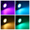(EU Plug) Aquarium Fish Tank RGB 6 LED Bubble Light Underwater Remote Controller 5