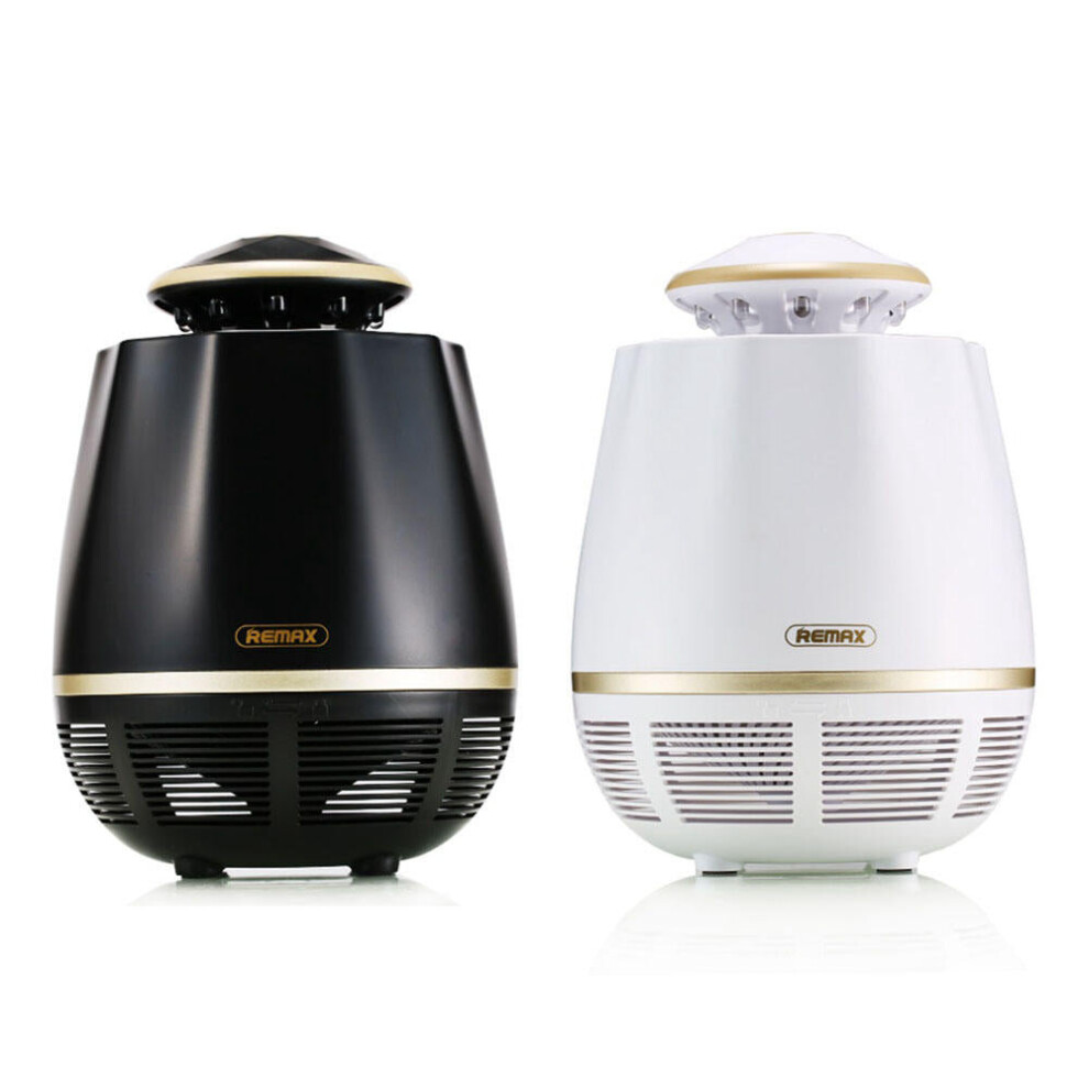 (White) USB Suction Electronic Bug Insect Mosquito Killer Trap LED Lamp Night Light