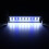 (US Plug) 6W 20 LED Aquarium Fish Tank Light Panel Blue+White Lamp Adjustable Aluminum 3