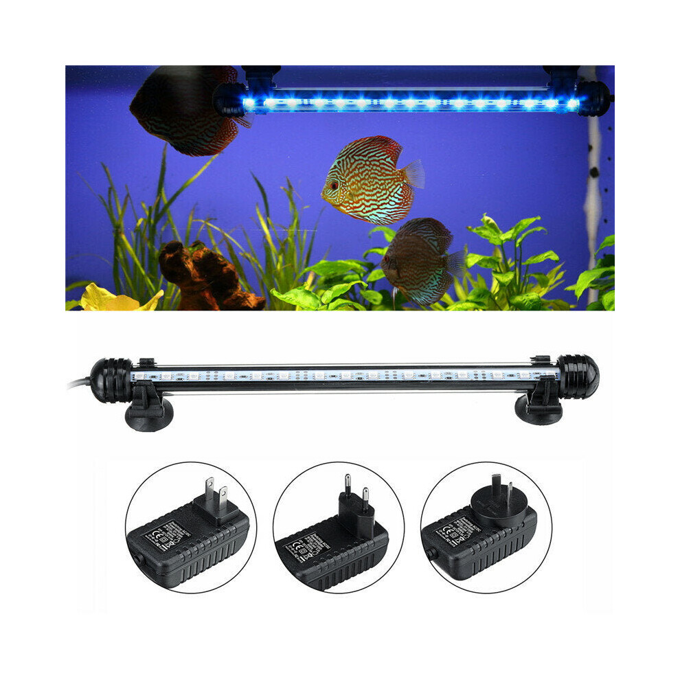 (EU Plug) 28cm RGB APP LED Aquarium Fish Tank Light Submersible Waterproof Bar Strip Lamp