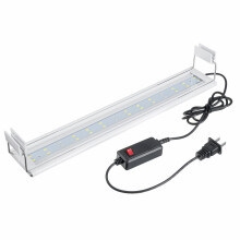 (60-70cm Tank) 3/5/7/9W 220V US Plug Fish Tank Lamp LED Energy-Saving Blue+White Light Line Switch