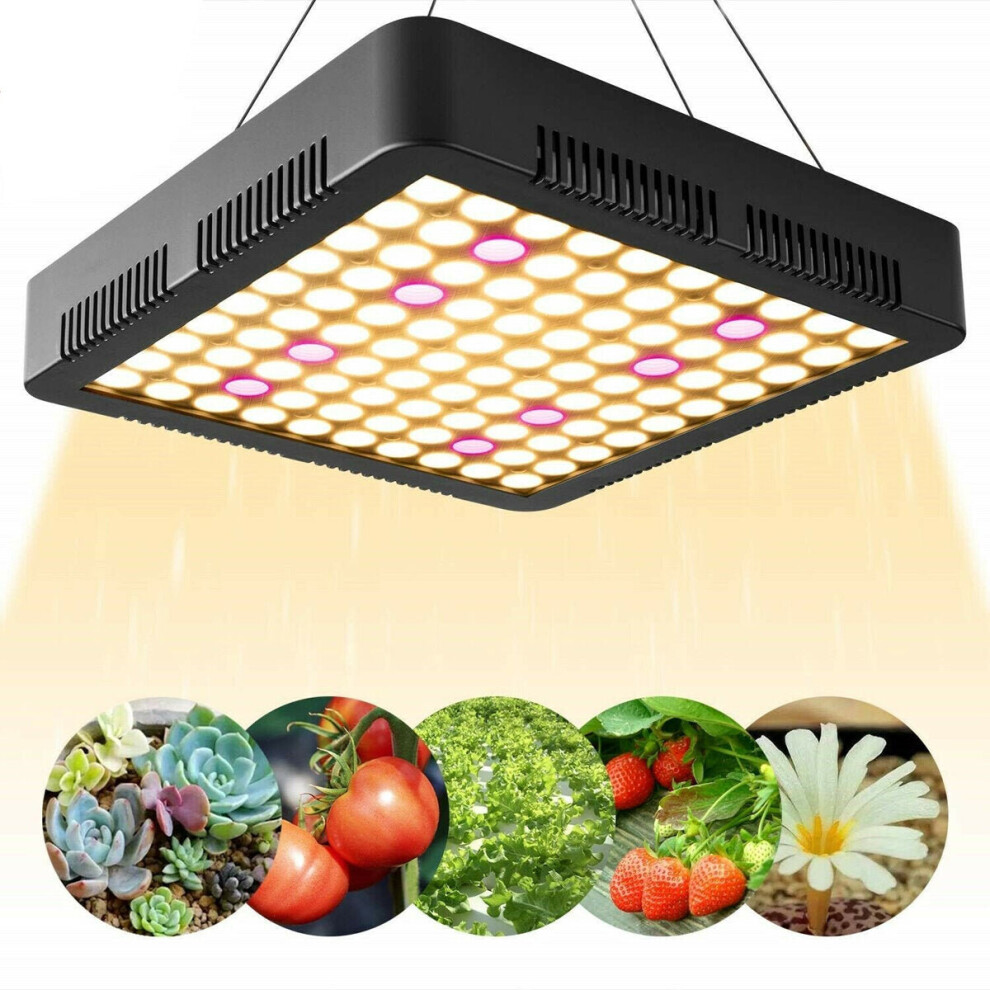 (EU Plug) 300W LED Grow Light Full Spectrum Hydroponic Indoor Plant Flower Growing Bloom Lamp AC85-265V