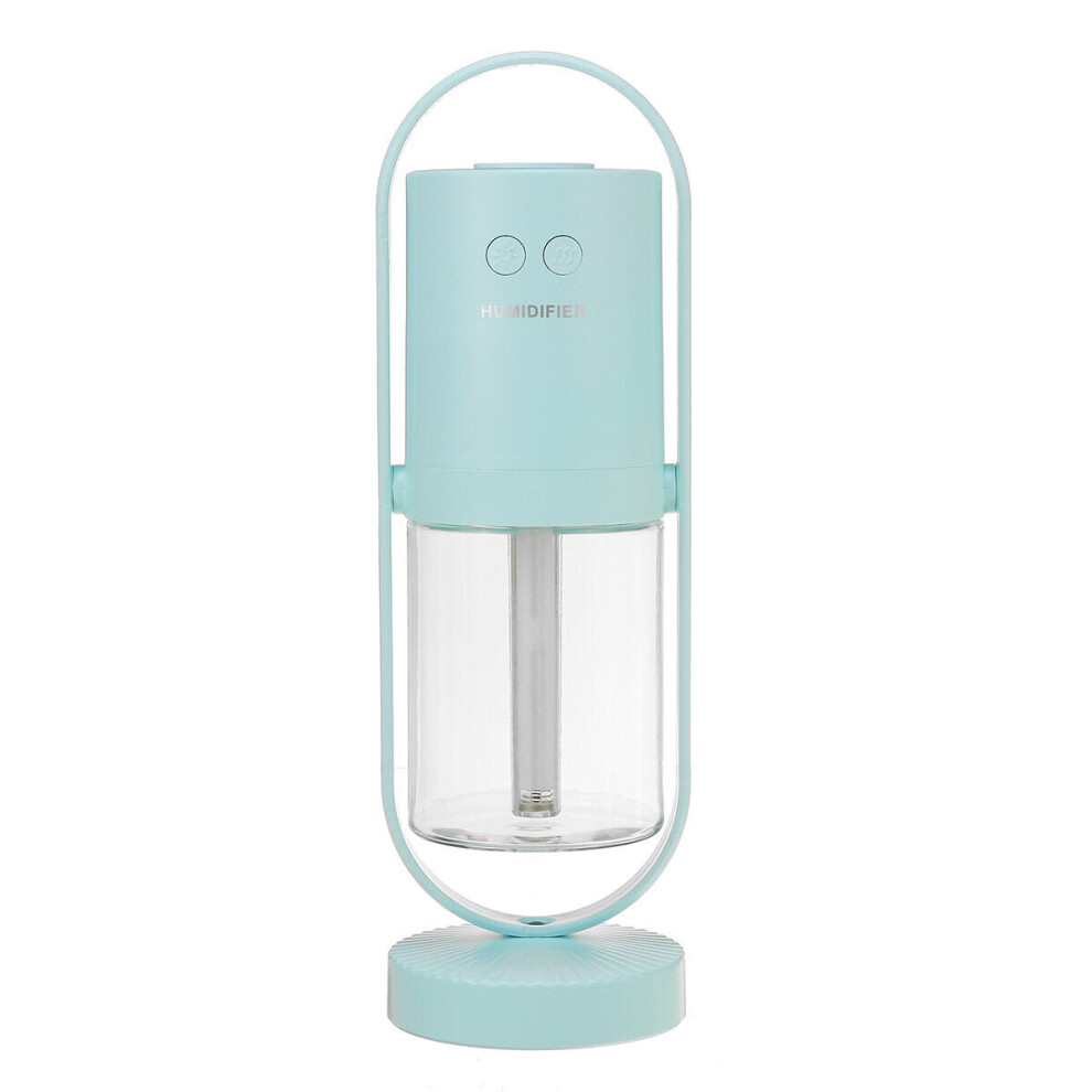 (Light Blue) 3.5W 200ML Ultrasonic Electric Air Diffuser Aroma Humidifier USB Rotatable LED Night Light