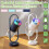 (White) 3.5W 200ML Ultrasonic Electric Air Diffuser Aroma Humidifier USB Rotatable LED Night Light 3
