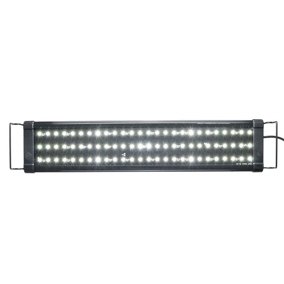 (EU Plug, 60cm) 30/40/60/90cm LED Aquarium Fish Tank Light Stepless Dimming SMD2835 Water Grass Lamp AC100-240V