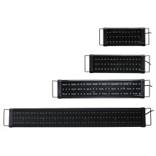 (US Plug, 90cm) 30/40/60/90cm LED Aquarium Fish Tank Light Stepless Dimming SMD2835 Water Grass Lamp AC100-240V