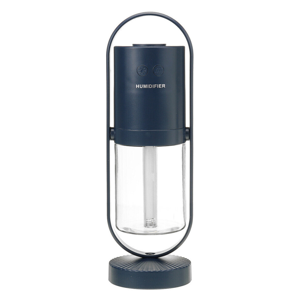 (Navy) 3.5W 200ML Ultrasonic Electric Air Diffuser Aroma Humidifier USB Rotatable LED Night Light