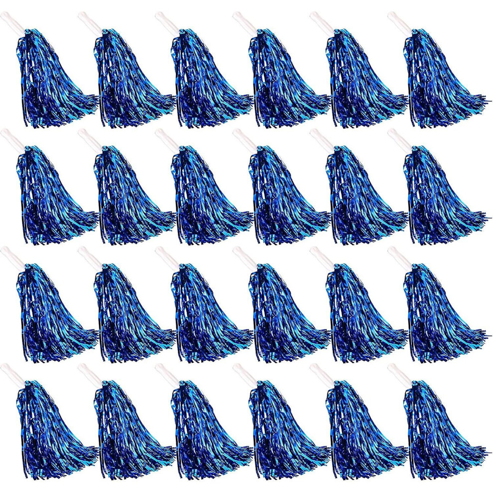 6pcs Or 12pcs Cheerleading Pom Poms Plastic Pom Poms For Kids Adults Sports Team
