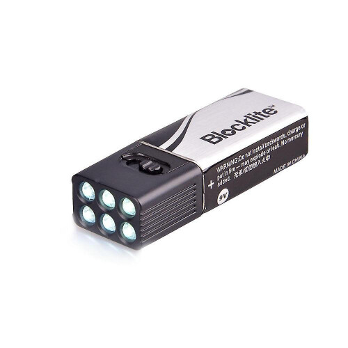 Blocklite 9 Volt LED Flashlight Torch Camping Lamp Compact Size Ultra Bright