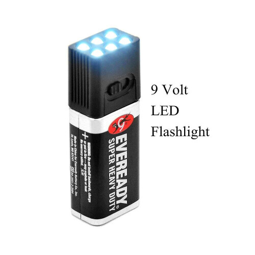 Blocklite 9 Volt LED Flashlight Torch Camping Lamp Compact Size Ultra Bright 2