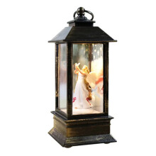 (Angel) Christmas Snow Globe Lantern Home Party Festival Decoration