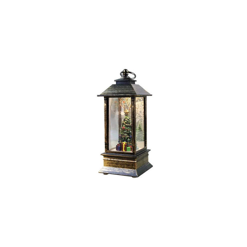 (Christmas tree) Christmas Snow Globe Lantern Home Party Festival Decoration