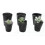 Kryc  500pcs Plastic Nursery Pot Plant Propagation Container 8cmx8cm 3