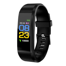 (Black) Smart Watch Band Sport Fitness Activity Tracker For Kids Fit Bit Ios Android