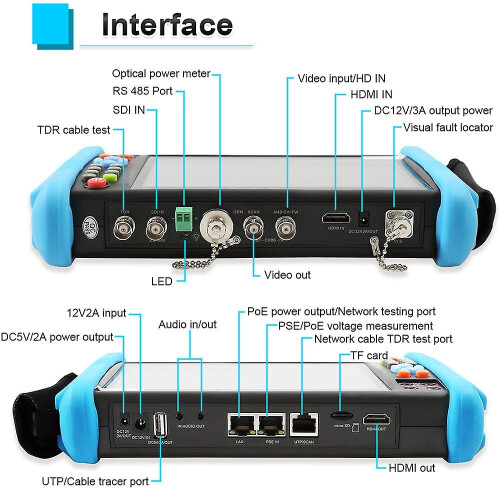 Refurbished 7" Network Camera Tester Network Engineering Instrument Cable Finding Pen Instrument 2