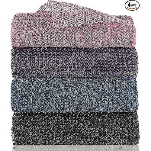 4pcs African Net African Body Exfoliating Net African Net Bath Sponge
