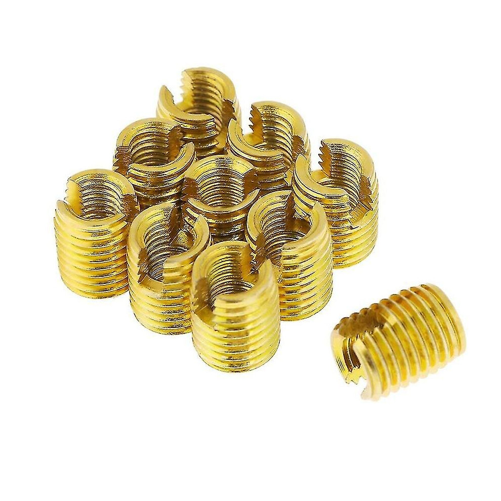 10Pcs M8 X X 10Mm Self Tapping Insert Nuts 302 Internal Threads Screw Bushing For Thread Repairing 9172662327786