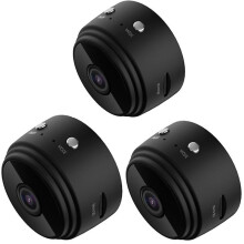 3pcs 1080p Magnetic Wifi Camera, Mini Small Spy Hidden Camera Detector 2023 New