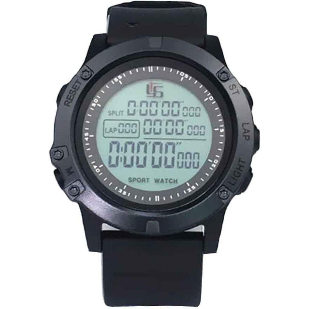 Football Referee Watch With Timer, Timer, Night Light, Countdown, Stopwatch, Sports Teacher Game, Big Dial (black)