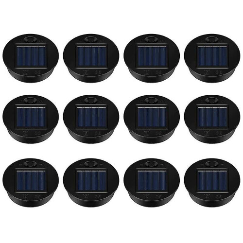 12 Pack Replacement Solar Light Parts Solar Light Replacement Tops Waterproof Led Solar Panel Lante 2