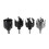(Tooth Shape) Hole Saw Drill Bit Lock Installation Hole Saw 3