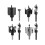 (Tooth Shape) Hole Saw Drill Bit Lock Installation Hole Saw 4