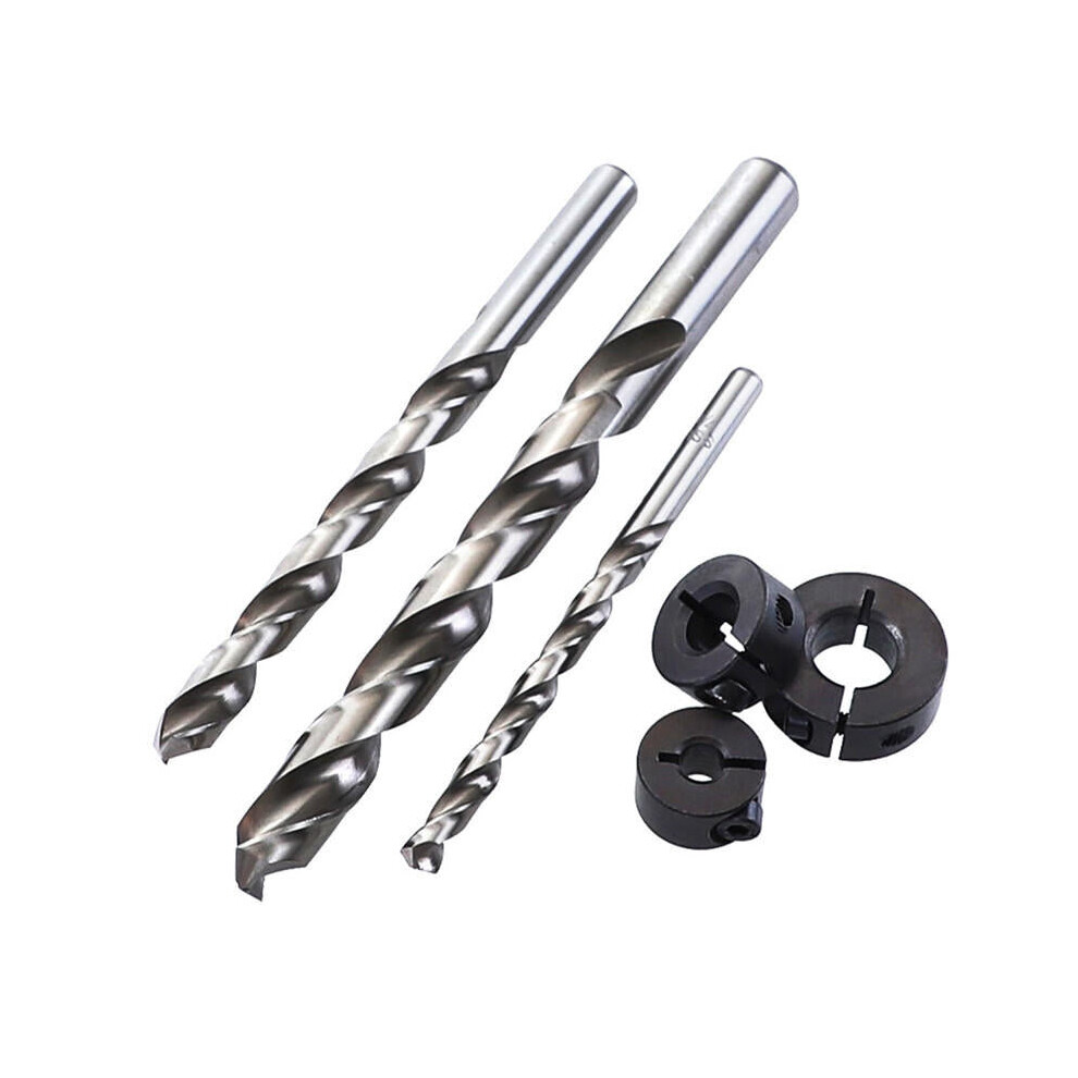 (3/8 Inch) Hss Imperial Twist Drill Bit Woodworking Bevel Drill Bit With Limited Ring And Hex Wrench 1138392173954
