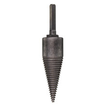 (Hex Shank) Hex Shank/Square Handle Firewood Splitting Drill Bit Wood Cone Drilling Tools Kit