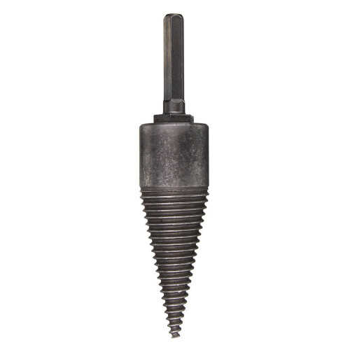 (Hex Shank) Hex Shank/Square Handle Firewood Splitting Drill Bit Wood Cone Drilling Tools Kit